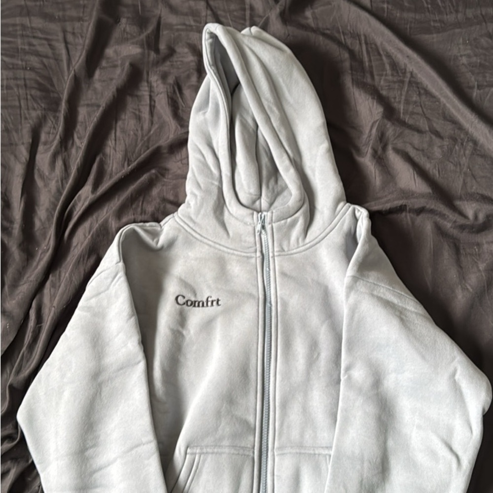 Comfrt Light Gray Kids Hoodie